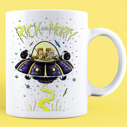 Чашка Rick and Morty Ufo