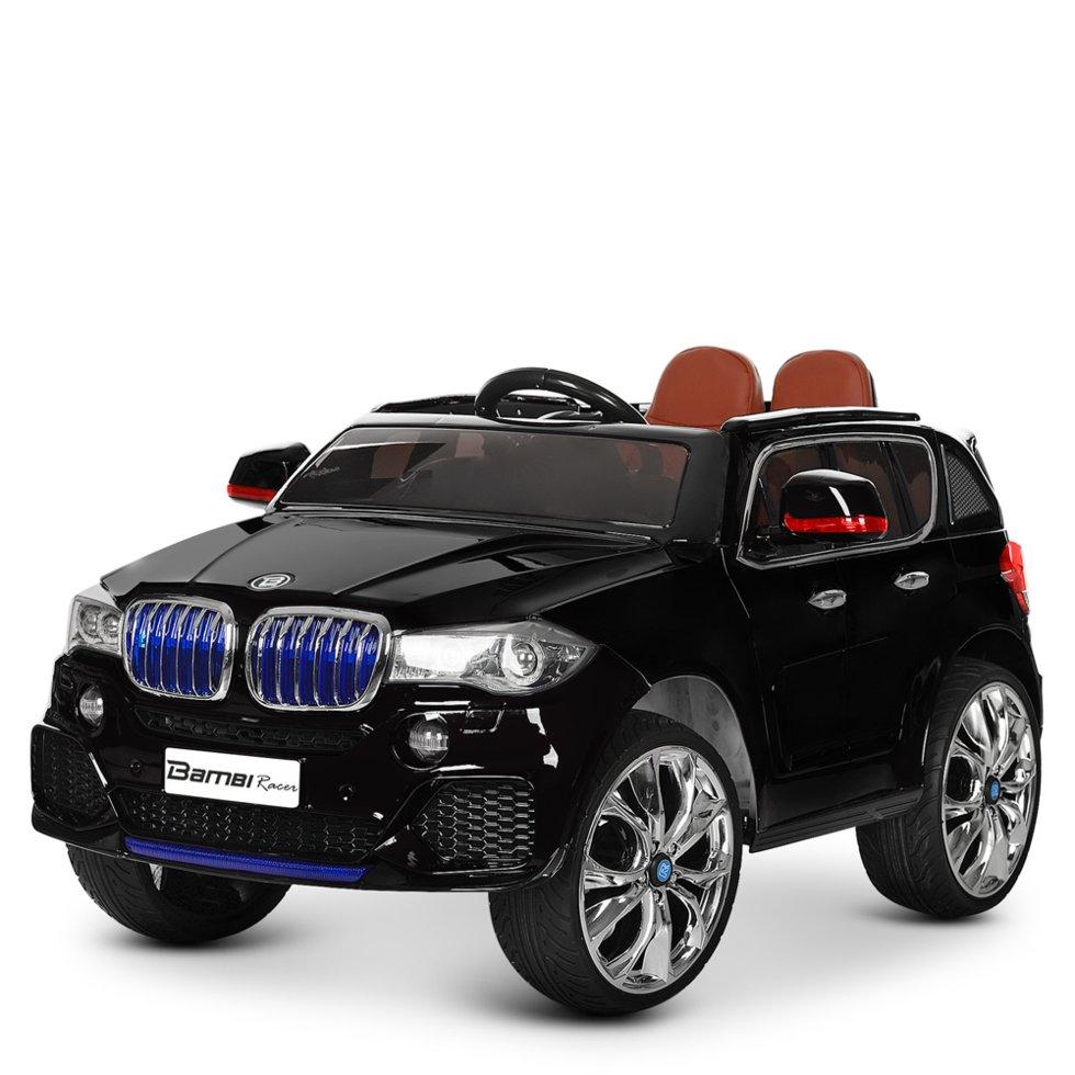 

Детский электромобиль Джип Bambi M 2762(MP4) EBLRS-2 EVA кожа лак 2WD 70W 116см, Черный