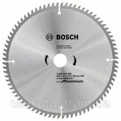 

Диск пильный BOSCH 254х30х80 по алюминию и пластику 254х30х80 BOSCH