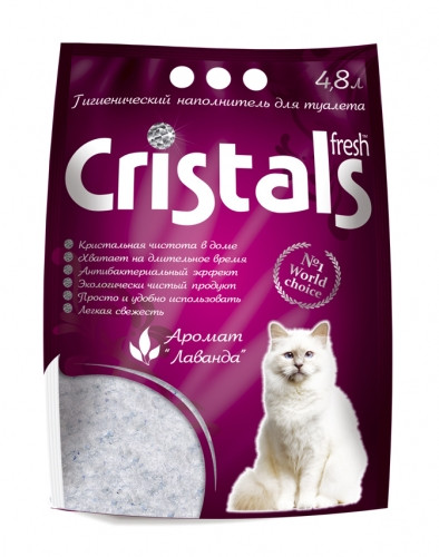 

Cristals fresh наполнитель туалетов для кошек 4.8л