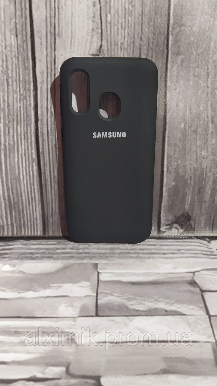 

Чохол Samsung A40/A405 Silicone Cover Full Black