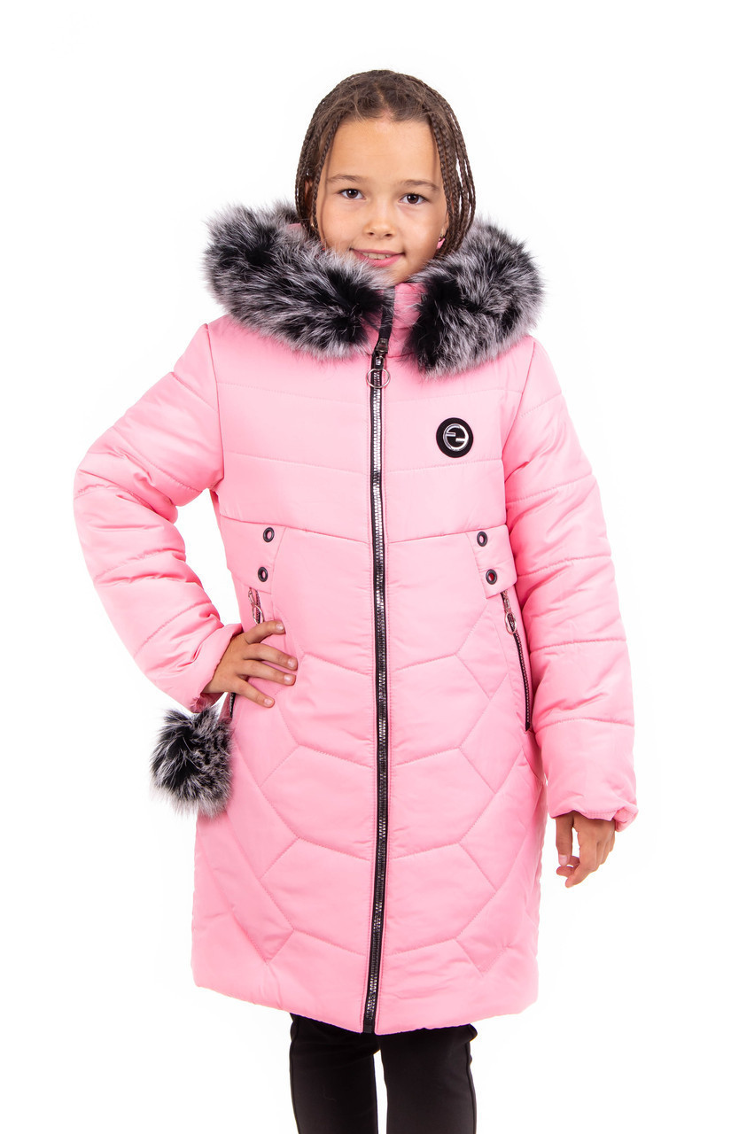 

Зимняя куртка парка для девочки Arsi Kris Pink 38