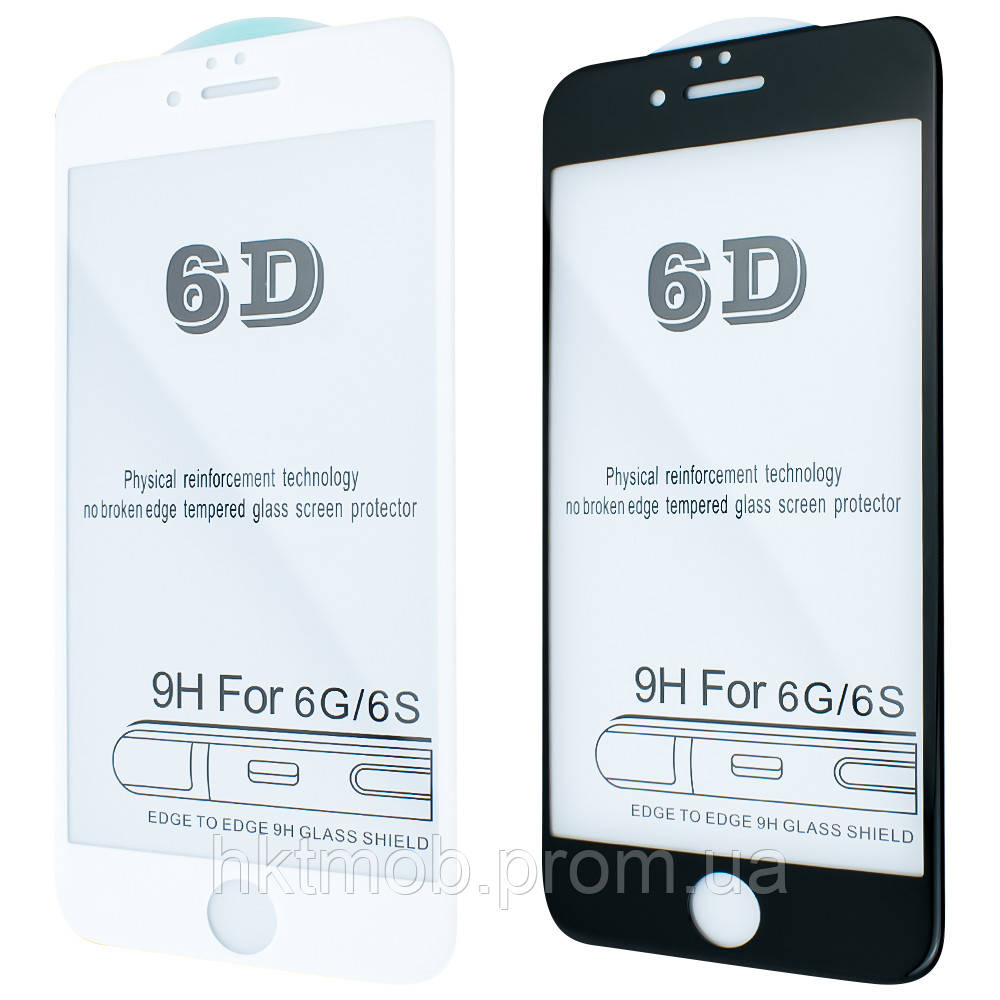 

Защитное стекло 6D Full Glue iPhone 6