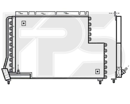 

Радиатор кондиционера (конденсер) Volvo 960 / S90 / V90 (AVA) FP 72 K456-X