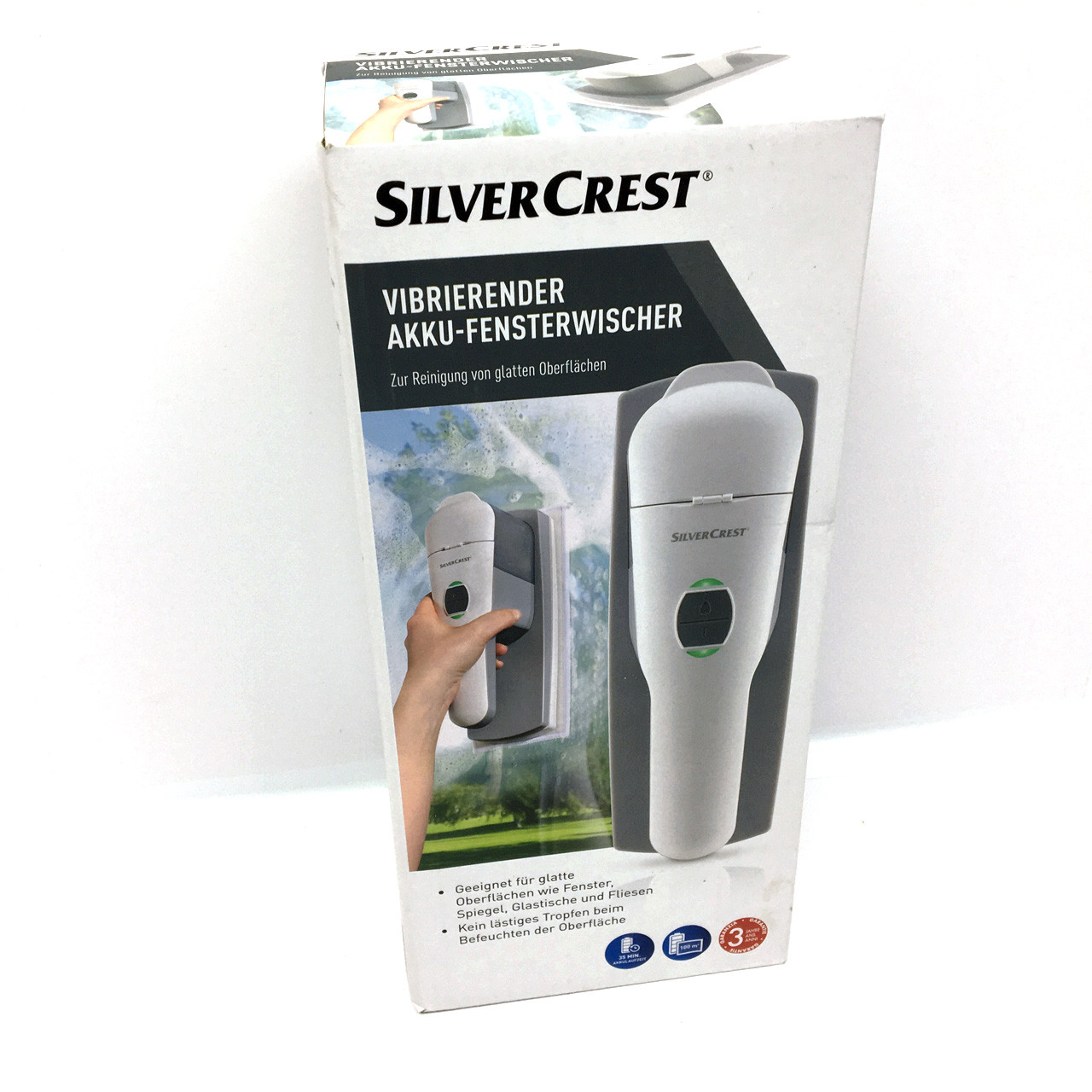 

Склоочисник акумуляторний для вікон та гладких поверхонь SFAV 3.7 A1 SilverCrest 4521