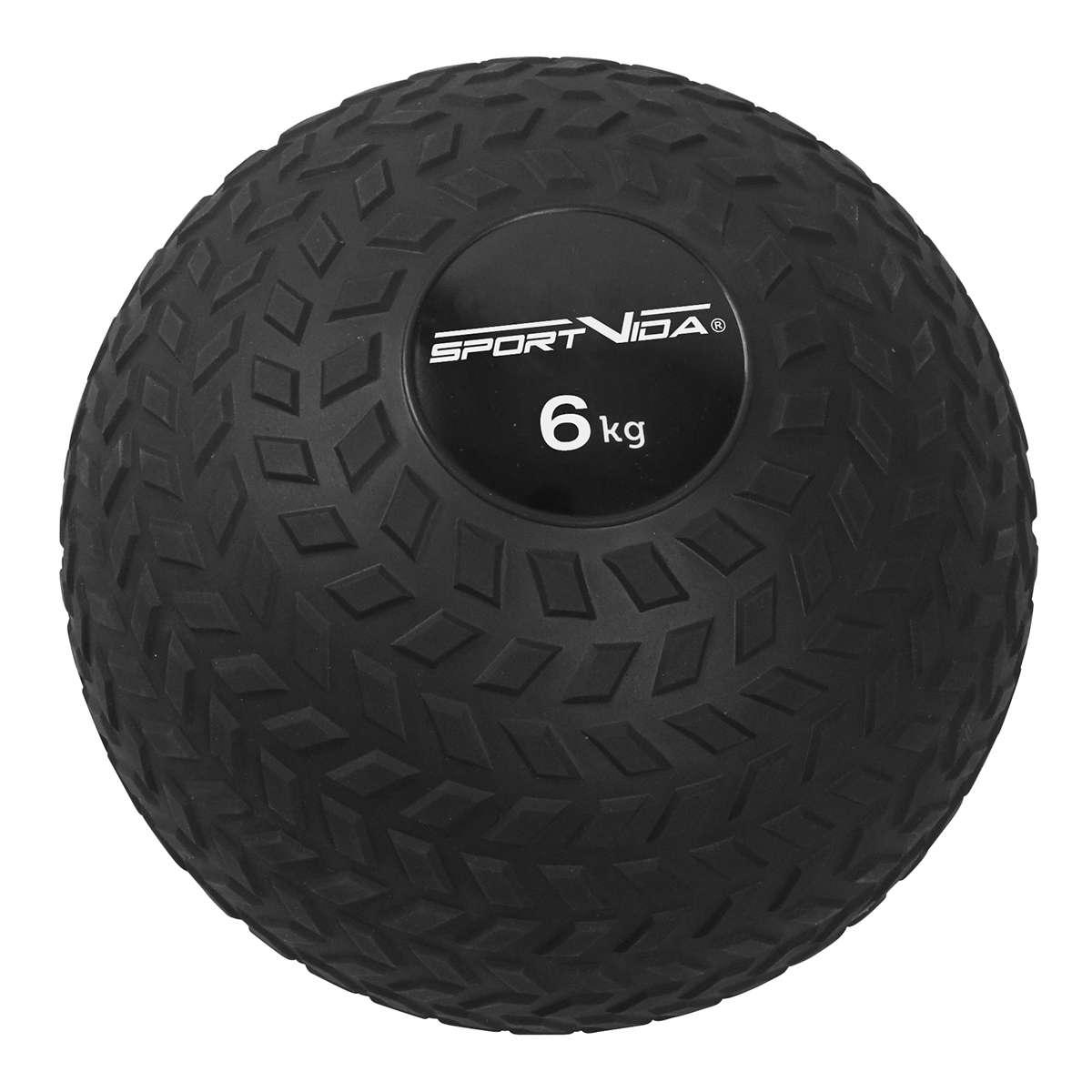 

Слэмбол медицинский мяч для кроссфита SportVida Slam Ball 6 кг Black SKL41-277922