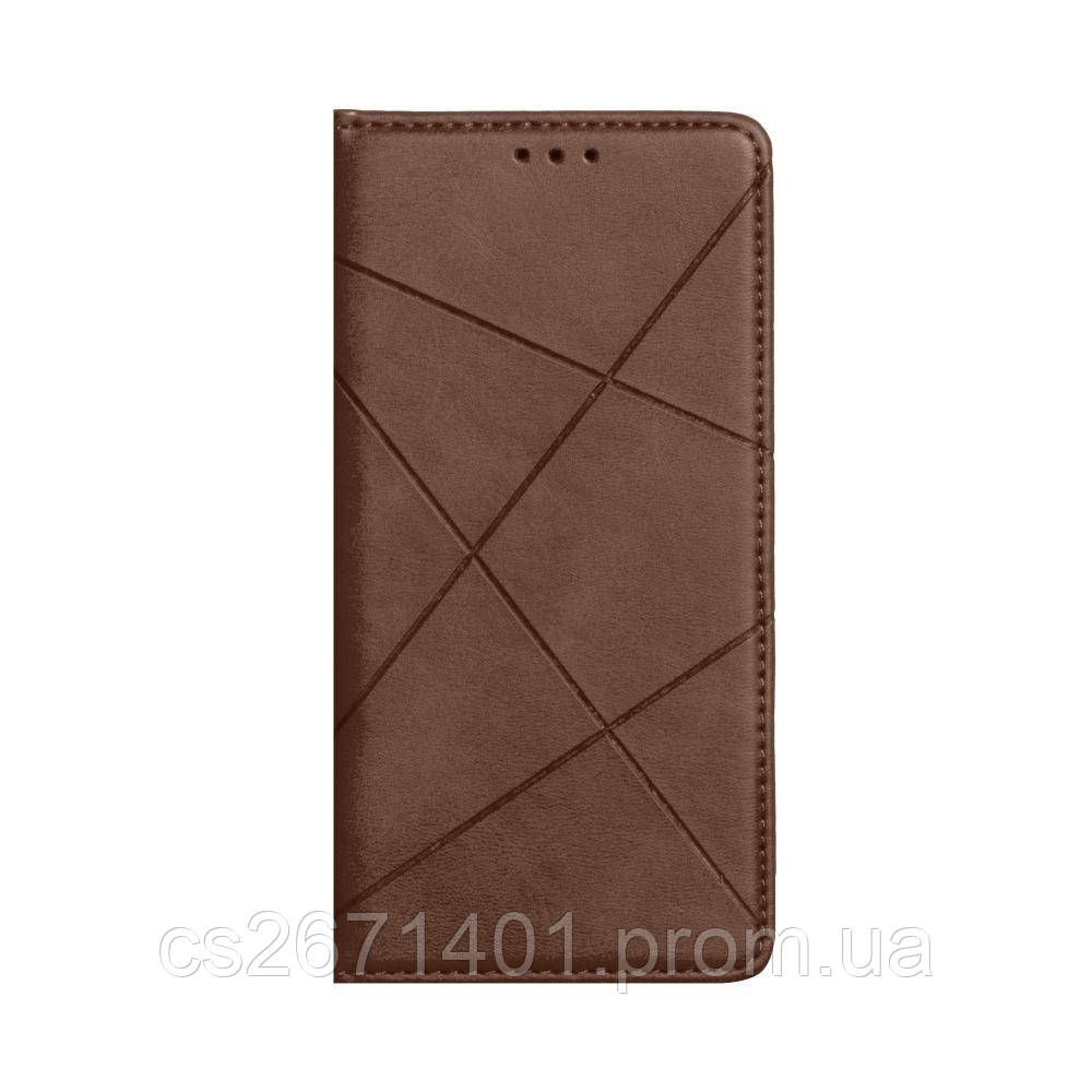 

Чехол-книжка Business Leather for Xiaomi Redmi Note 9 Коричневый