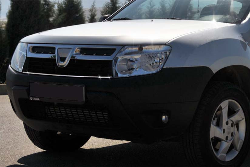 

Полоска на решетку радиатора 2008-2014 (нерж.) Dacia Duster 2008-2018 гг. / Накладки на решетку Дачиа Дастер