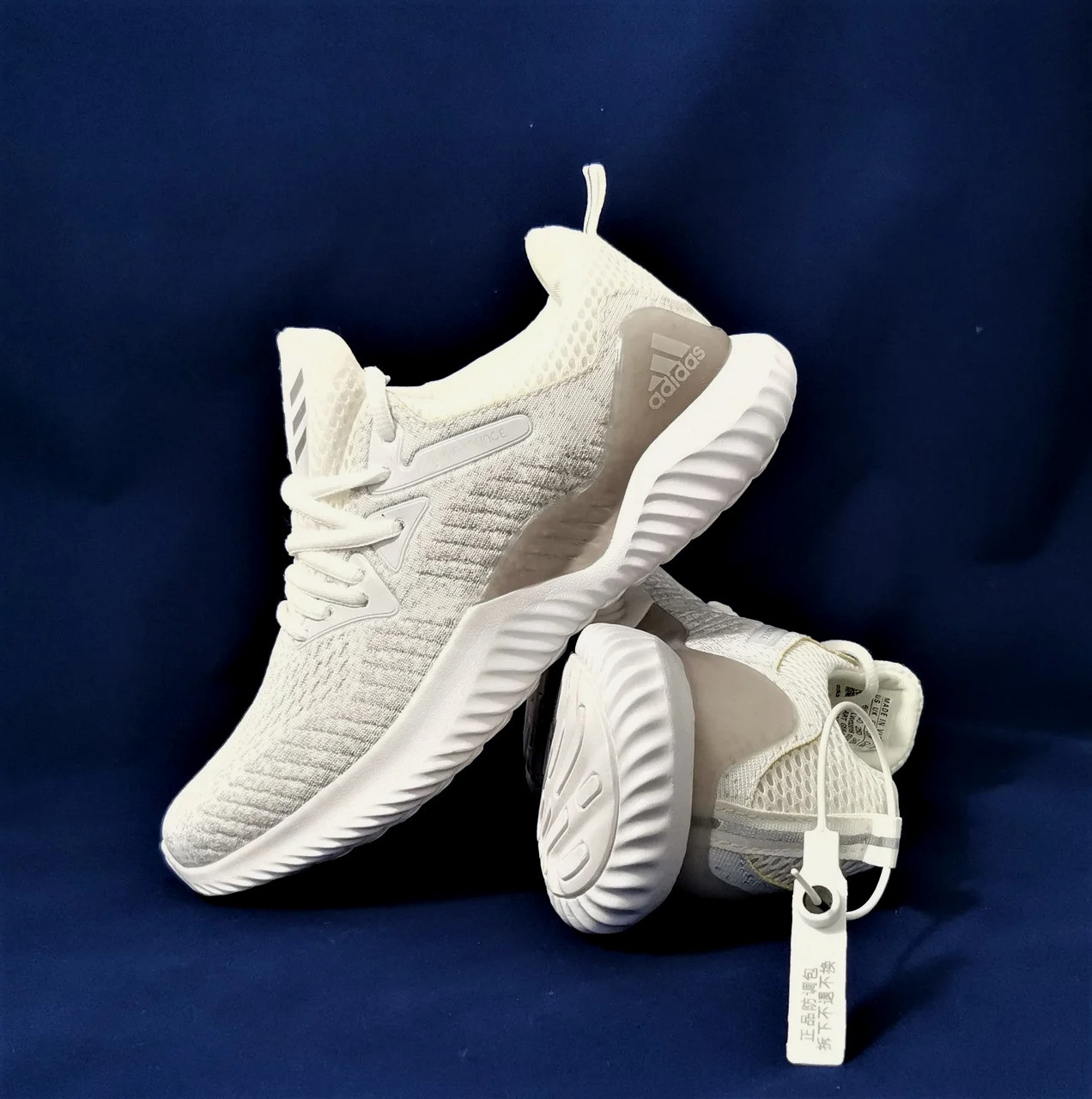 

Мужские Кроссовки Adidas Alphabounce White Белые Адидас 40,41,42,43 размеры, Белый