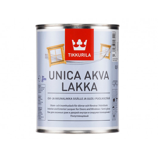 

Tikkurila Unica Akva Lakka 0.9л.