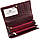 Бордовый лаковый кошелек с фиксацией на кнопку ST Leather, фото 2