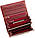 Лаковий гаманець червоного кольору на магнітах ST Leather, фото 2