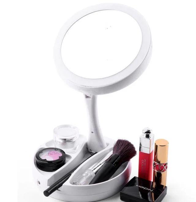 

Зеркало с подсветкой 16 LED MIRROR, myFoldAway круглое