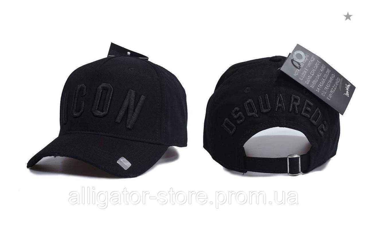 

Стильная мужская кепка Dsquared2 54-59/LUX Качество, Черный