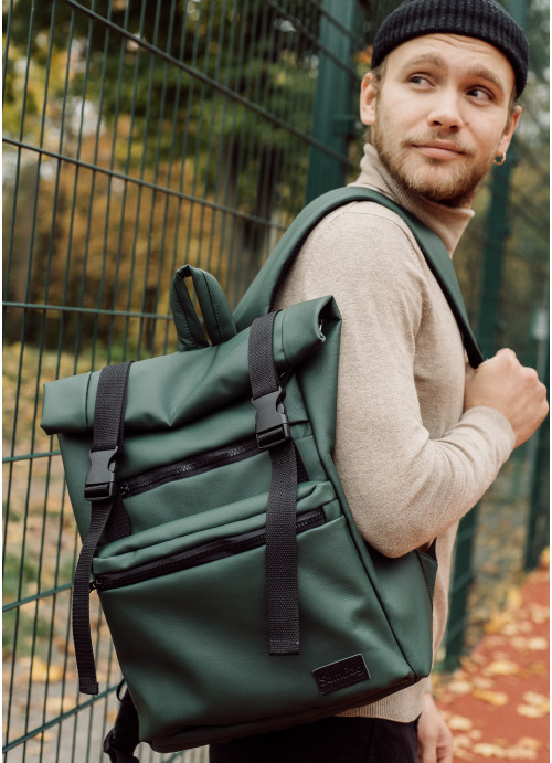 

Рюкзак ролл Sambag унисекс RollTop LTT зеленый