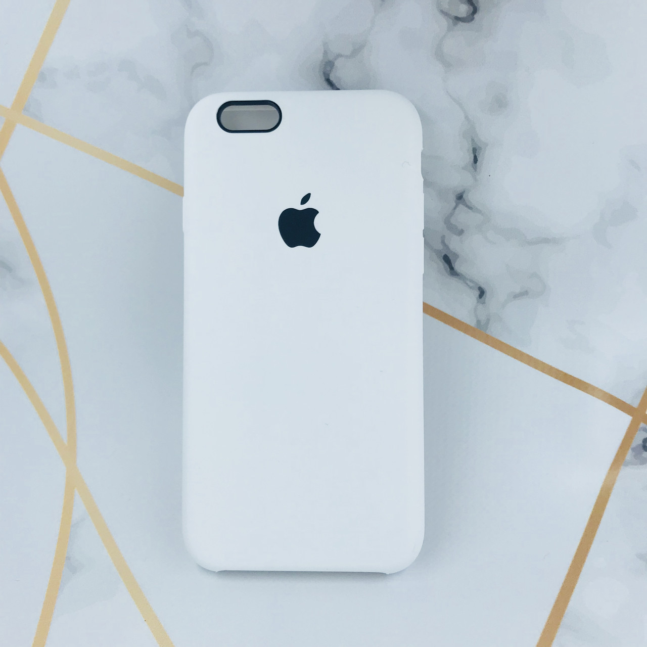 

Силиконовый чехол Silicone Case для iPhone 6 6s Белый (11315), White