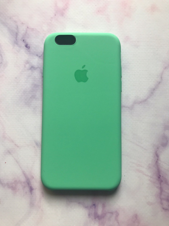 

Силиконовый чехол Silicone Case для iPhone 6 6s Мятный (11326), Mint