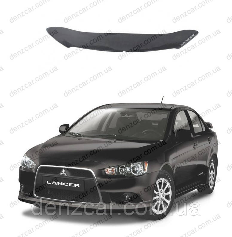 

Дефлектор капота MITSUBISHI Lancer Х 2007/Мухобойка ласер 10