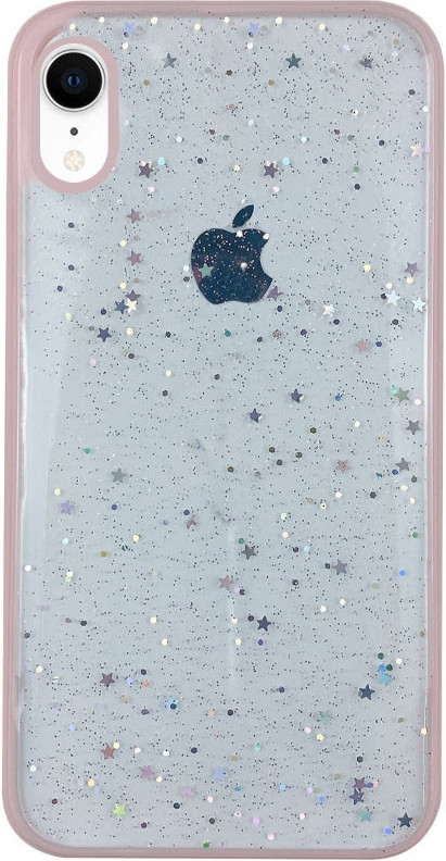 

TPU+PC чехол Shiny Stars для Apple iPhone XR (6.1"), Розовый