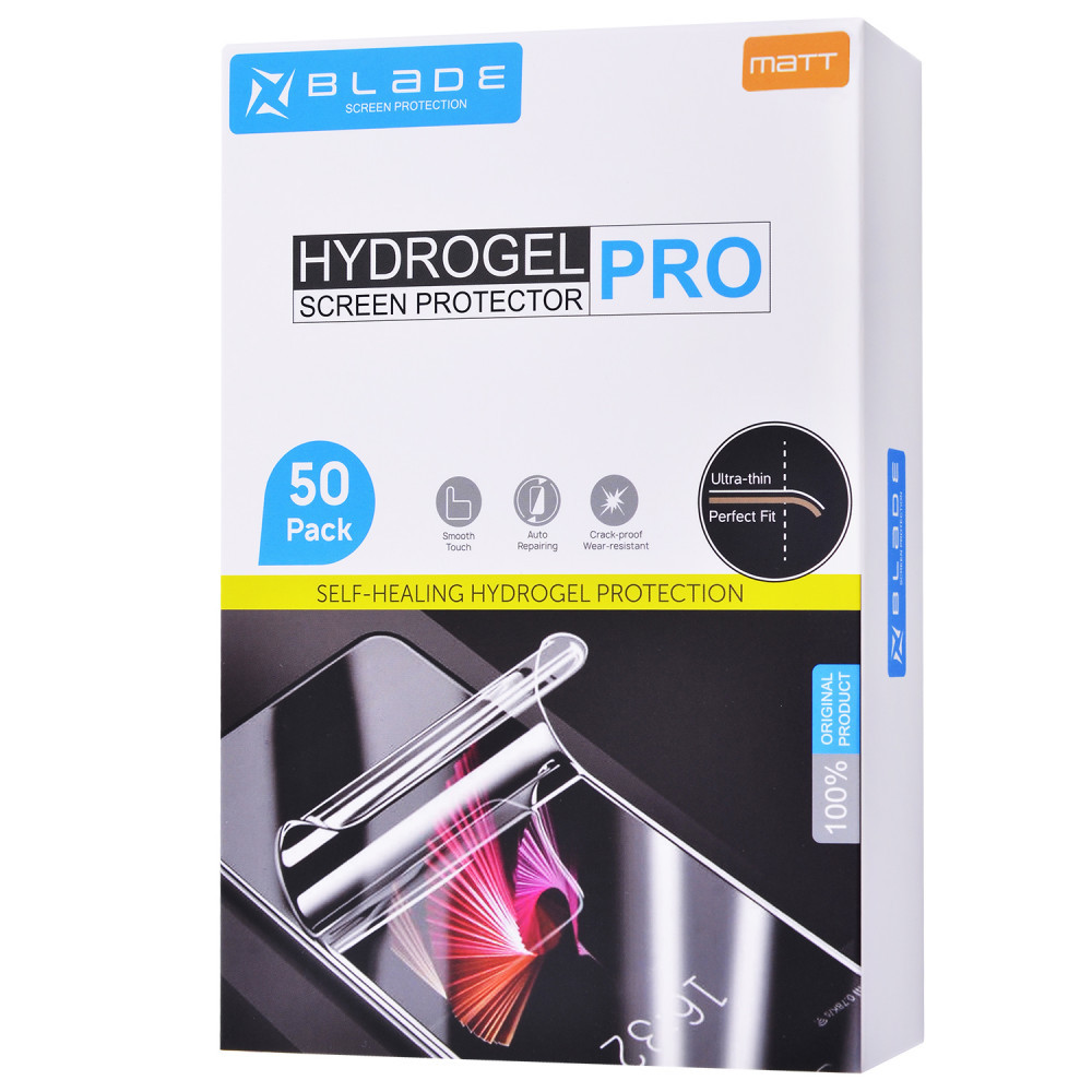 

Защитная гидрогелевая пленка BLADE Hydrogel Screen Protection PRO (Edge Display) (matt)