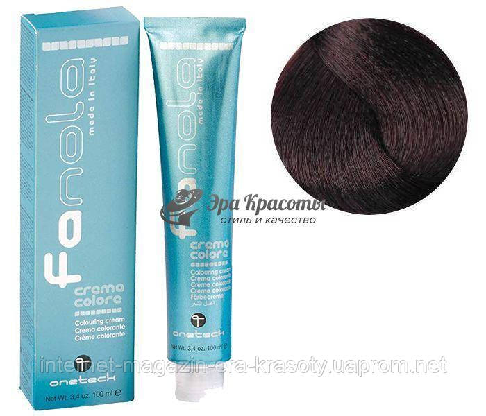 

Крем-краска для волос 6.2 Темный блондин фиолетовый Colouring Cream Fanola, 100 мл