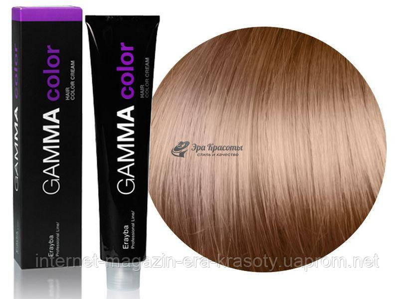 

Стойкая крем-краска для волос Gamma Color Erayba 9/00+ Насыщенный очень светлый блондин, 100 мл