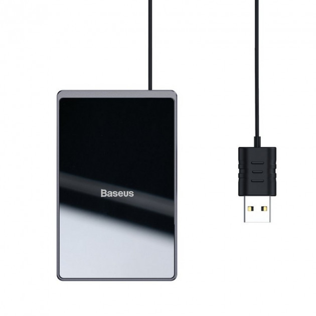 

Беспроводное зарядное устройство для телефона Baseus Card Ultra-thin WX01B-01, черная, Черный