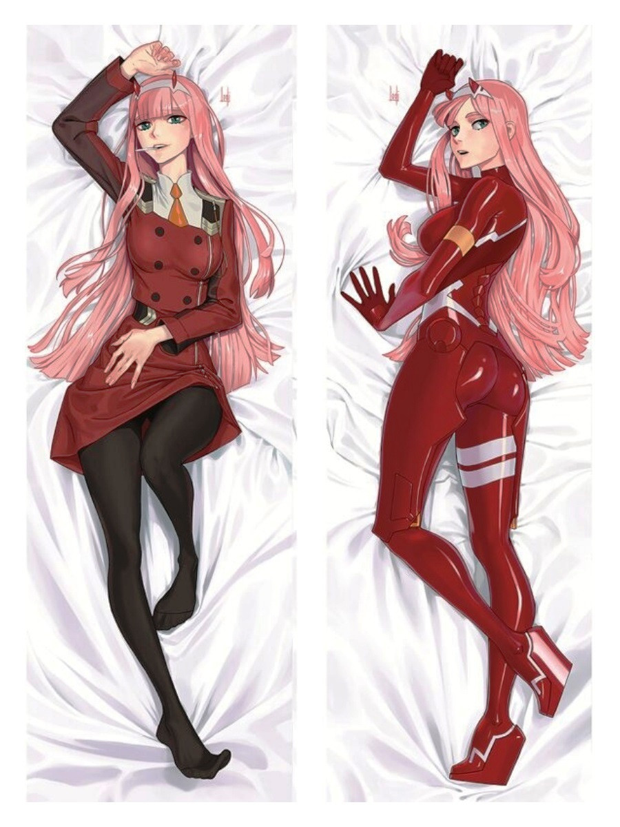 

150 х 50 см 900 Грн Зеро Ту 02 Zero Two Любимый во Франксе Zero Two Darling In The Franxx Подушка Дакимакура, Разные цвета