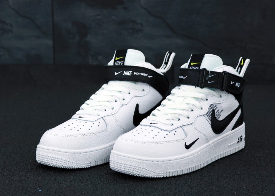

Мужские белые Кроссовки Nike Air Force 1 44, Белый