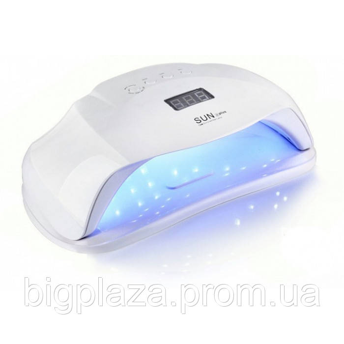 

LED UV лед уф лампа SUN X PLUS 72вт для наращивания ногтей, гель лак для двух рук Белая