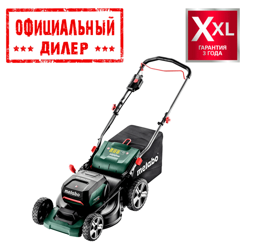 

Газонокосилка аккумуляторная Metabo RM 36-18 LTX BL (460 мм) (Без АКБ и ЗУ)