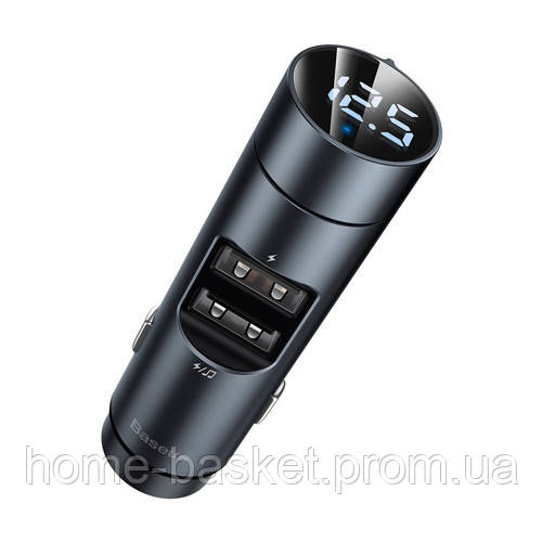 

Автомобильный FM-модулятор Bluetooth 5.0 Handsfree 2x USB Baseus BS-01