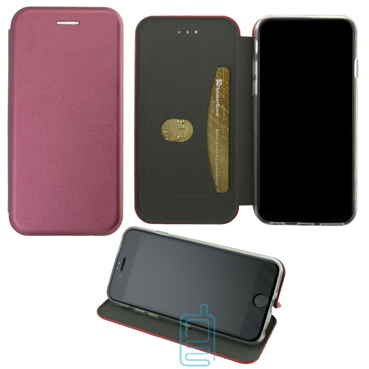 

Чехол-книжка Elite Case Samsung M10 2019 M105 бордовый