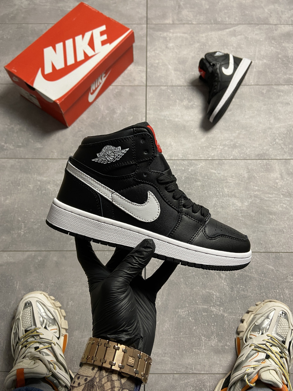 

Nike Air Jordan 1 SE Black (Черный), Чёрный