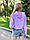 Худі Жіноче вкорочене Intruder Brand бузковий, фіолетовий, фото 4