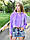 Худі Жіноче вкорочене Intruder Brand бузковий, фіолетовий, фото 6