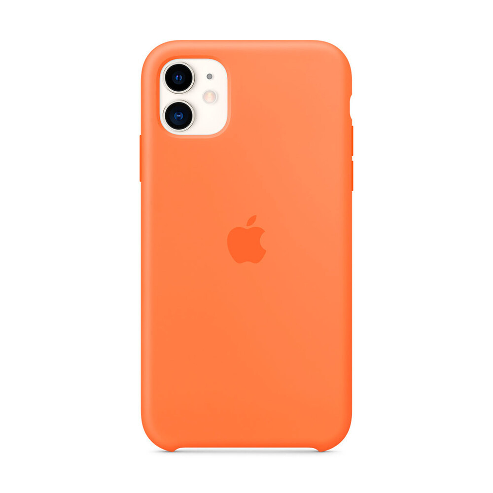 

Силиконовый чехол oneLounge Silicone Case Vitamin C для iPhone 11 OEM (MY192), Оранжевый