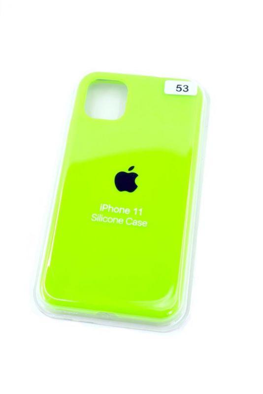 

Чехол iPhone 6 /6S Silicon Case original FULL №53 neon green (4you