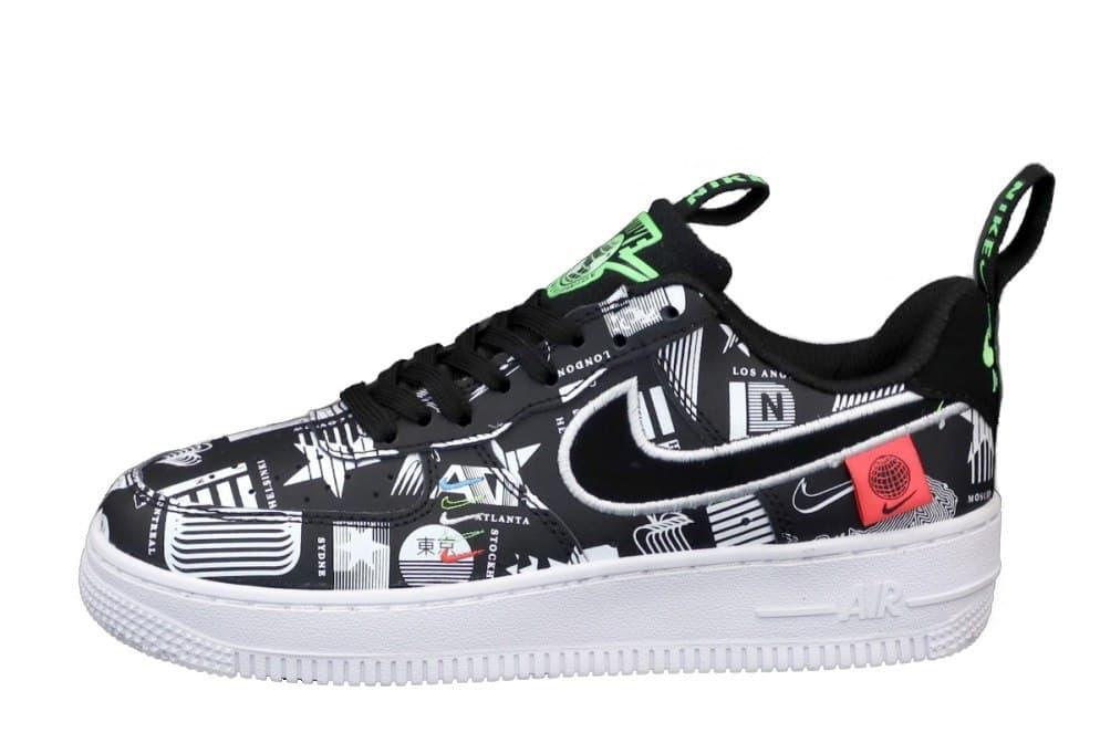 

Женские кроссовки Nike Air Force 1 Black White / Найк Аир Форс Черный Белый 41