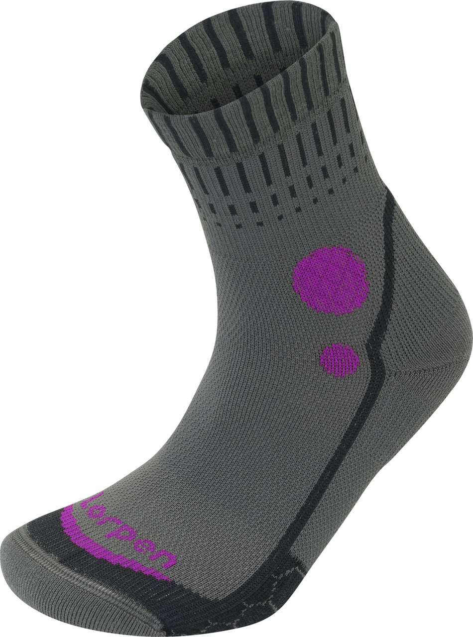 

Носки Lorpen T3 Women’s Running Mid Crew X3OSW Charcoal-Azalea M (6210130 2615 M), Серый