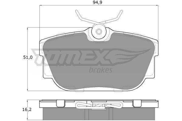 

TOMEX - Гальмівні колодки дискові (TX 13-90)