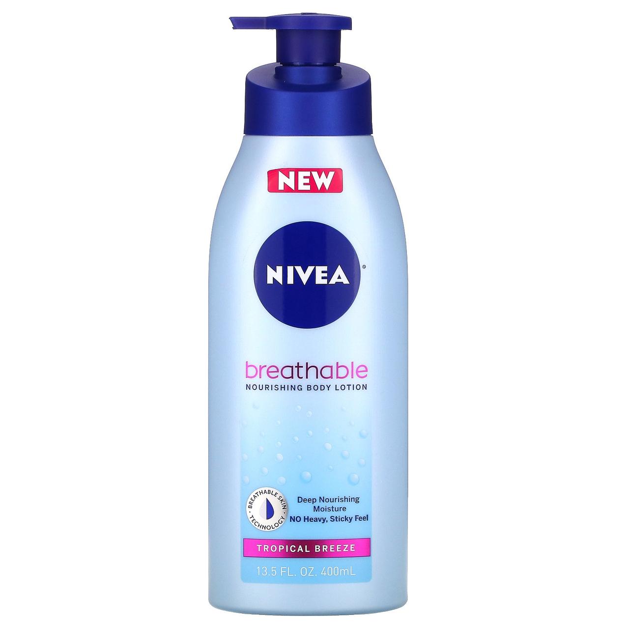 

Nivea, Breathable Nourishing Body Lotion, Tropical Breeze, 13.5 fl oz (400 ml