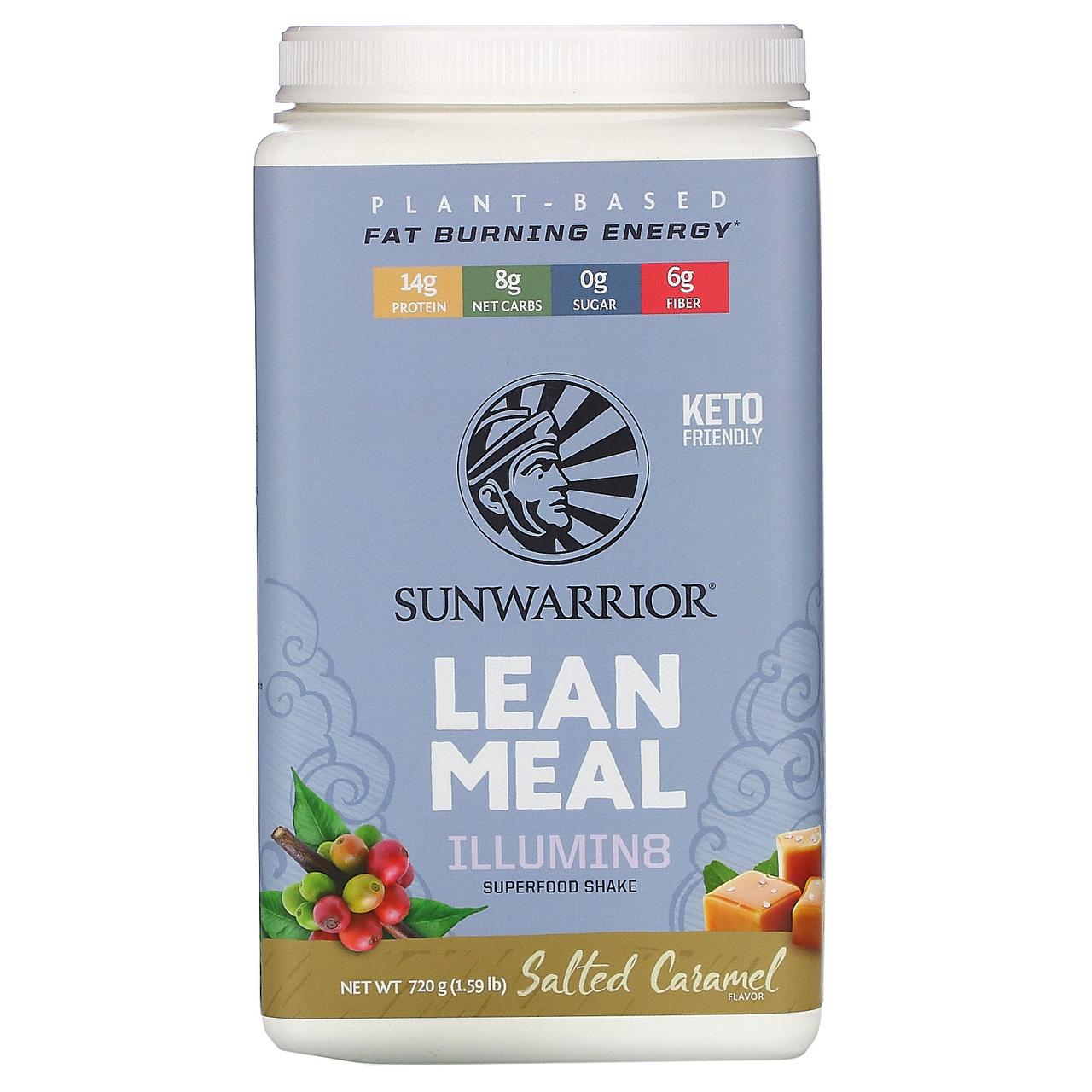 

Sunwarrior, Illumin8 Lean Meal, Salted Caramel, 1.59 lb (720 g)