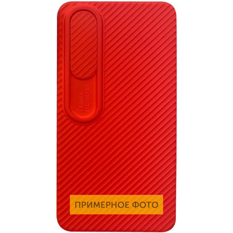 

Чехол Camshield Square TPU со шторкой для камеры для Apple iPhone 12 Pro / 12 (6.1") Красный