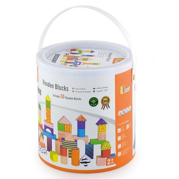 

Набор кубиков Viga Toys 50 шт., 3 см (59695, Разноцветный