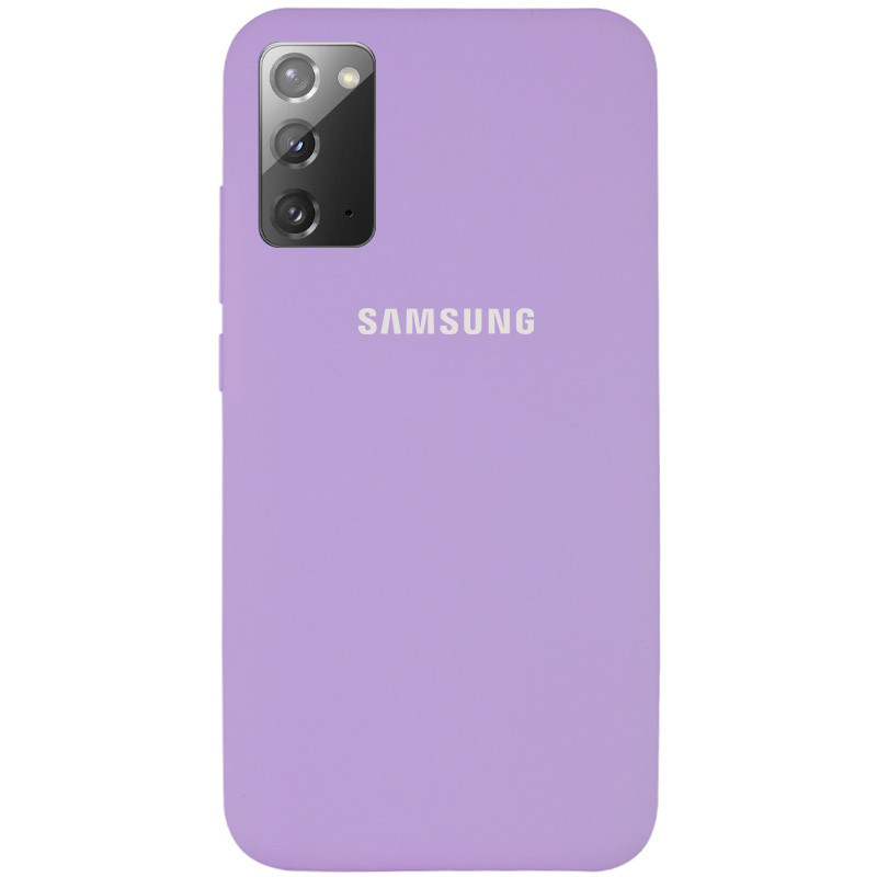 

Чехол Silicone Cover Full Protective (AA) для Samsung Galaxy Note 20, Сиреневый / lilac