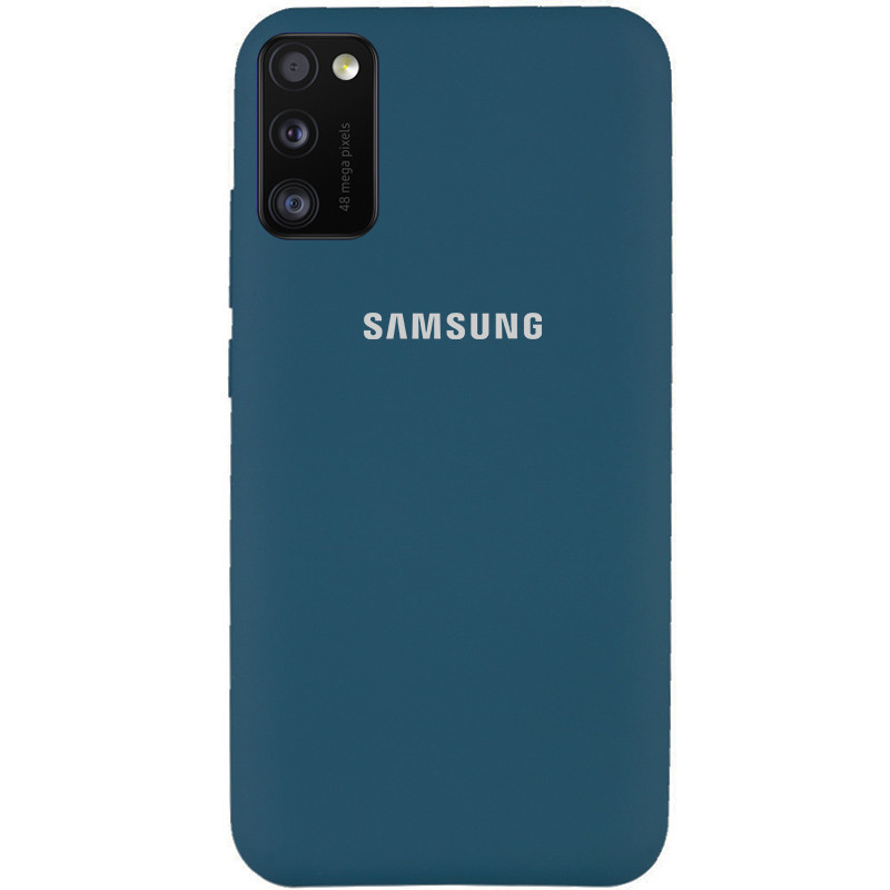 

Чехол Silicone Cover Full Protective (AA) для Samsung Galaxy A41, Синий / cosmos blue