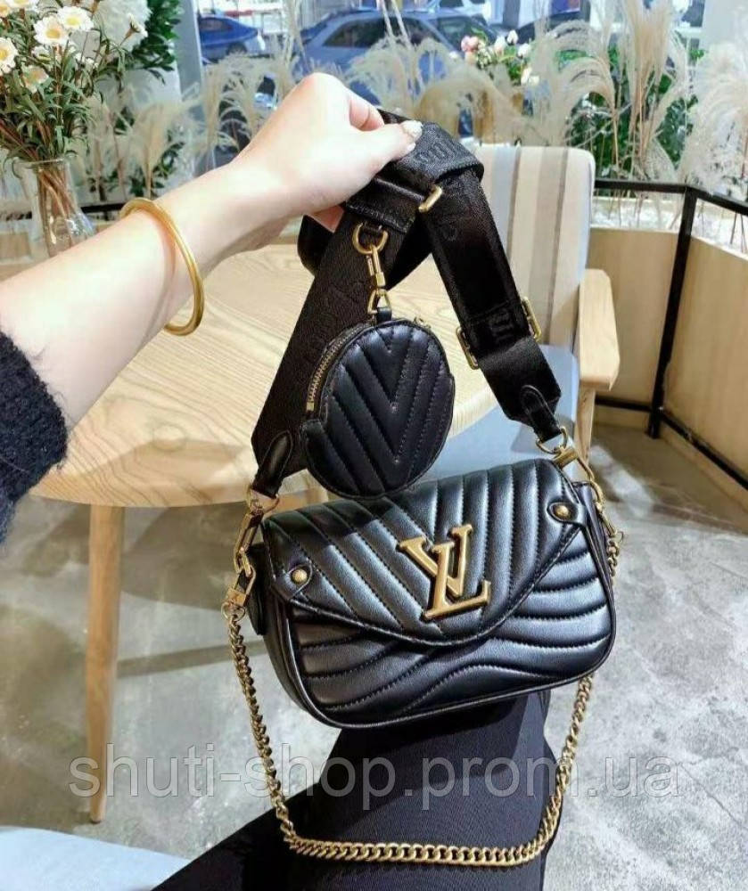 

Стеганая женская сумка Louis Vuitton black, Черный