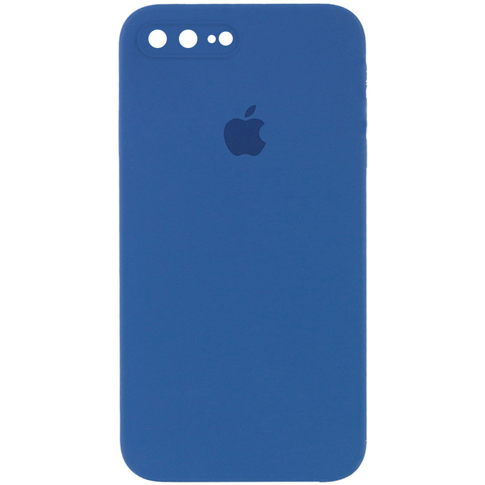 

Чехол Silicone Case Square Full Camera Protective (AA) для Apple iPhone 7 plus / 8 plus (5.5"), Синий / navy blue