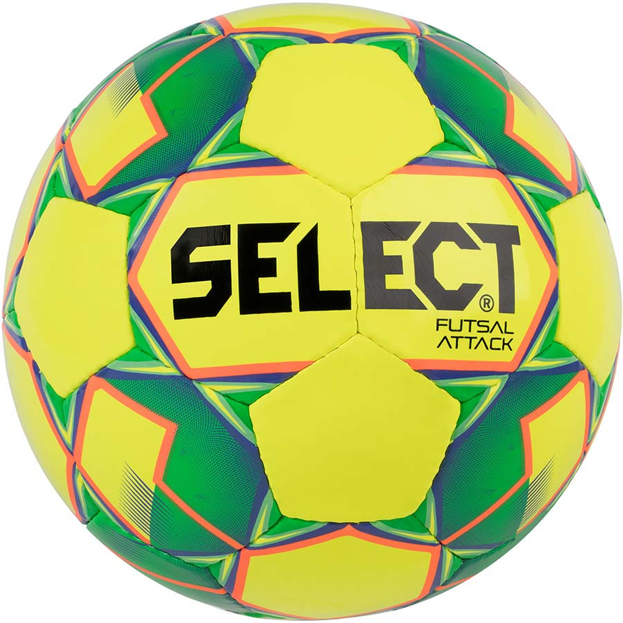 

Мяч футзальный Select Futsal Attack NEW (024) желт/зел/shiny